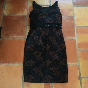 Carmen Marc Valvo Lace Cocktail Dress